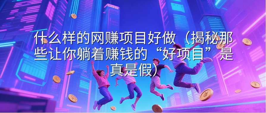 什么样的网赚项目好做（揭秘那些让你躺着赚钱的“好项目”是真是假）