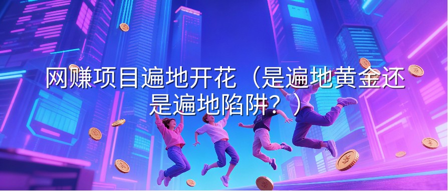 网赚项目遍地开花（是遍地黄金还是遍地陷阱？）