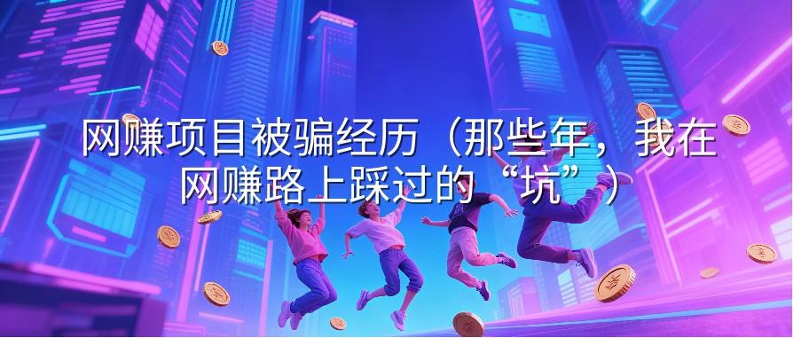 网赚项目被骗经历（那些年，我在网赚路上踩过的“坑”）