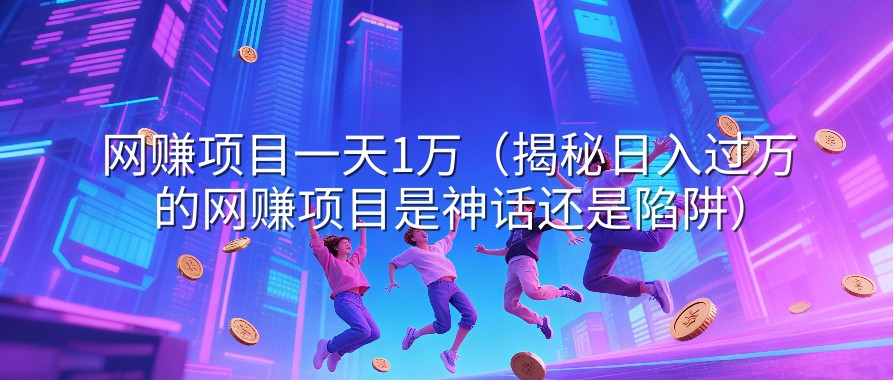 网赚项目一天1万（揭秘日入过万的网赚项目是神话还是陷阱）