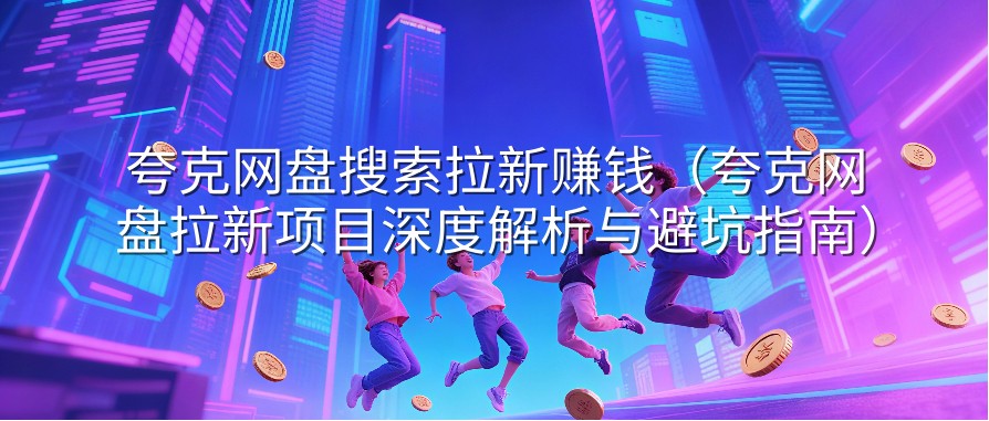 夸克网盘搜索拉新赚钱（夸克网盘拉新项目深度解析与避坑指南）