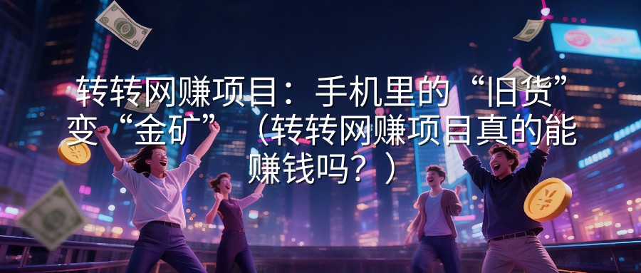 转转网赚项目：手机里的“旧货”变“金矿”（转转网赚项目真的能赚钱吗？）