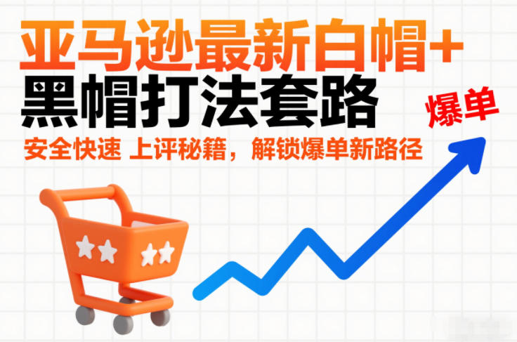 亚马逊最新白帽黑帽打法：安全快速上评秘籍，解锁爆单新路径