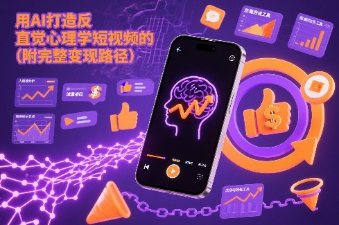 AI打造反直觉心理学短视频：流量密码+完整变现路径（附实操步骤）