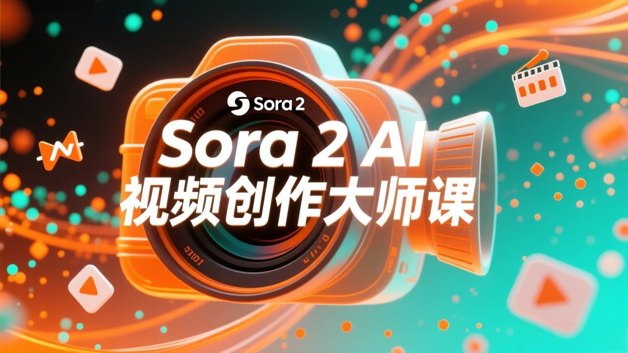 Sora 2 AI爆款视频大师班教程：全流程创作指南，轻松打造百万播放内容