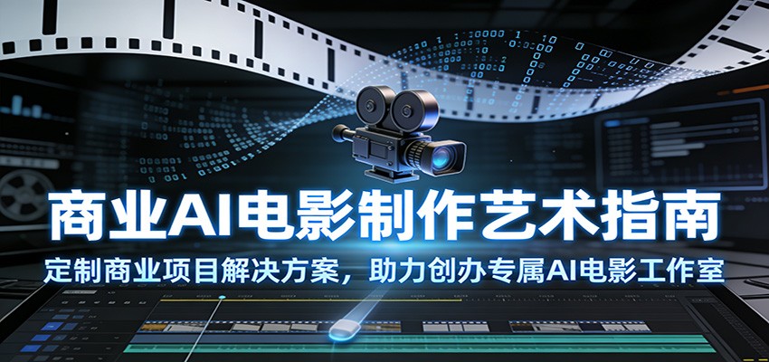 商业AI电影制作全攻略：定制项目解决方案，从0到1创办专属AI电影工作室