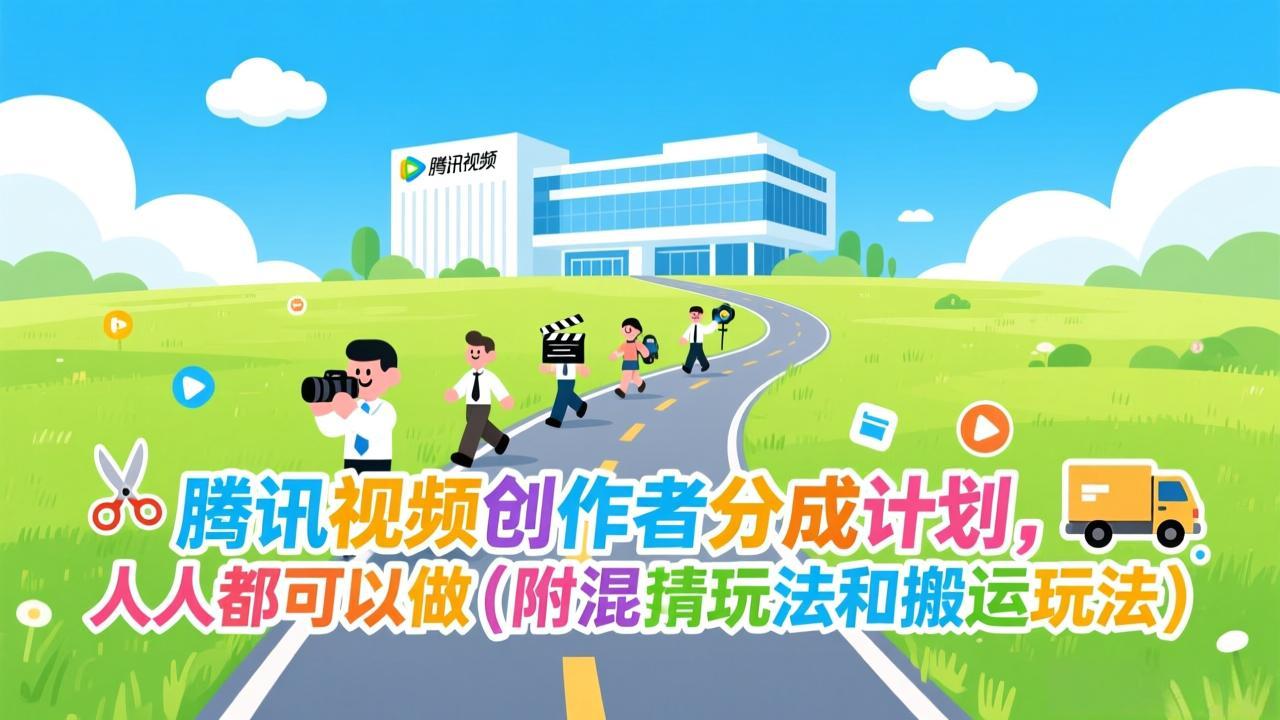 腾讯视频创作者分成计划：新手也能做（附混剪+搬运玩法全攻略）