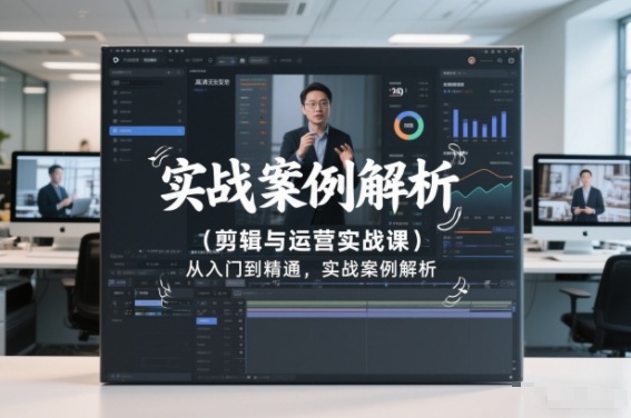 2026最新剪辑与运营实战课：从入门到精通+实战案例解析全攻略