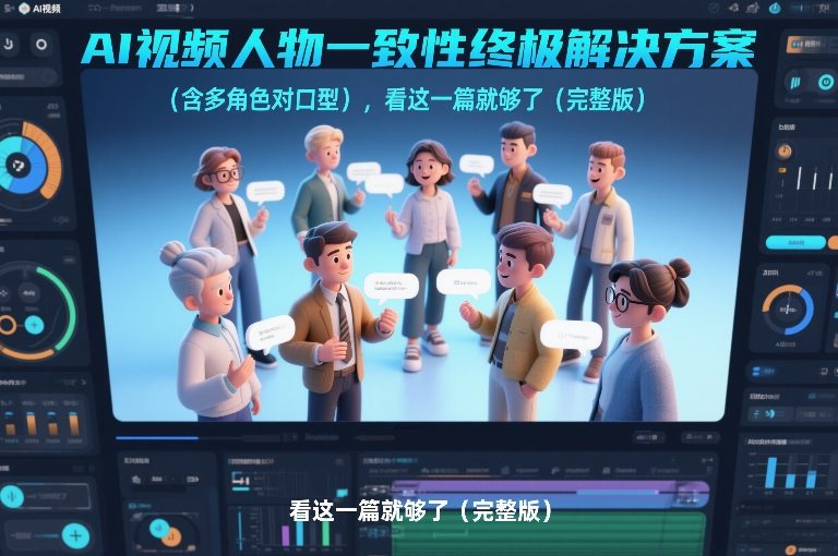 AI视频人物一致性：多角色对口型终极解决方案，一篇搞定（完整版）