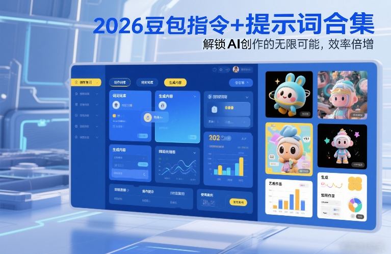 2026豆包指令+提示词合集：AI创作效率倍增秘籍，解锁无限可能