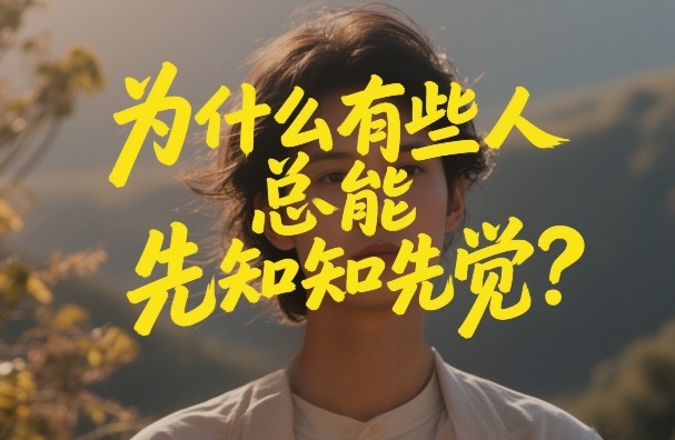 付费揭秘：为什么有些人总能先知先觉？普通人也能学会的洞察力秘诀