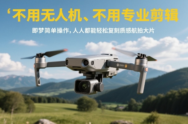 0无人机+0剪辑！手机轻松拍，人人可复刻质感航拍大片