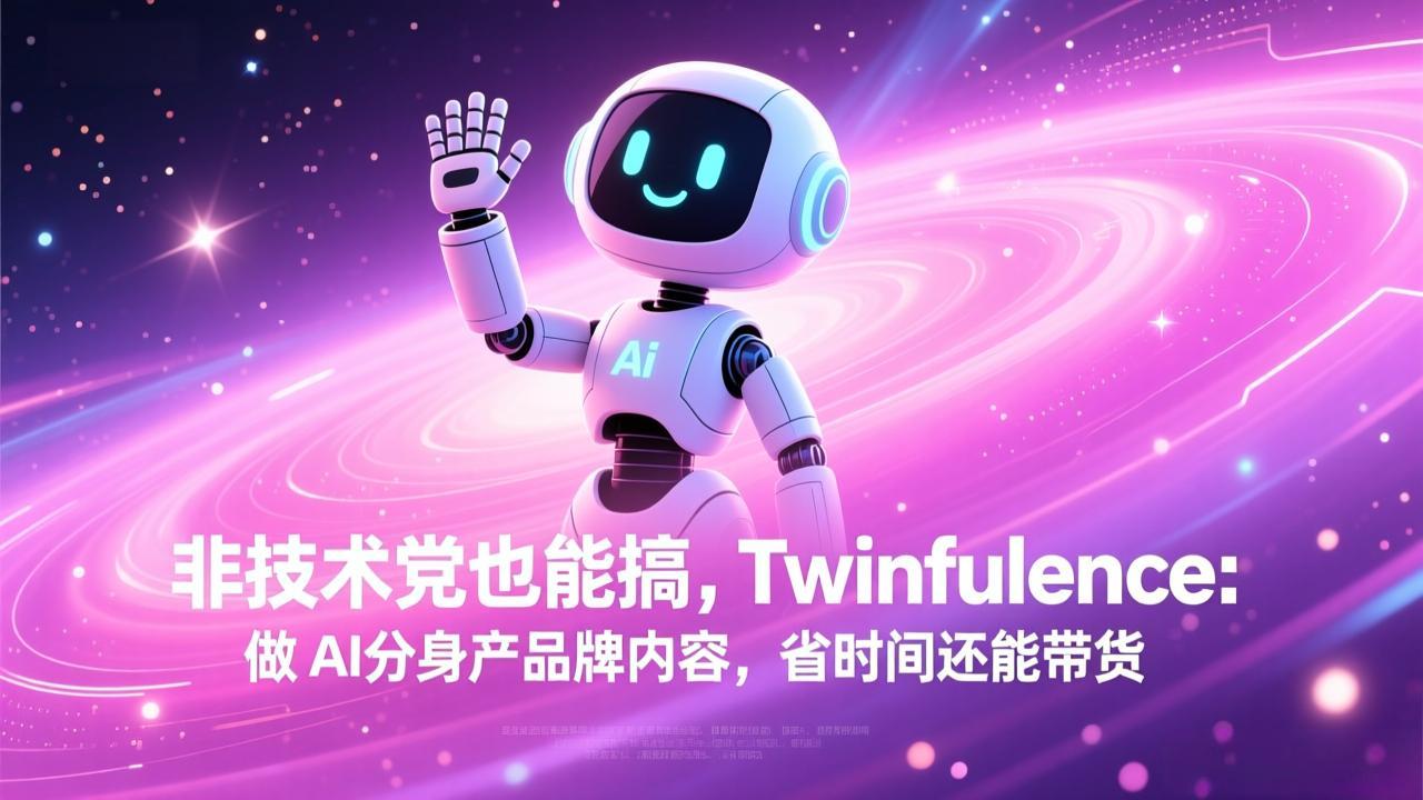 零基础小白也能玩转！Twinfluence：AI分身做品牌内容，省时间轻松带货