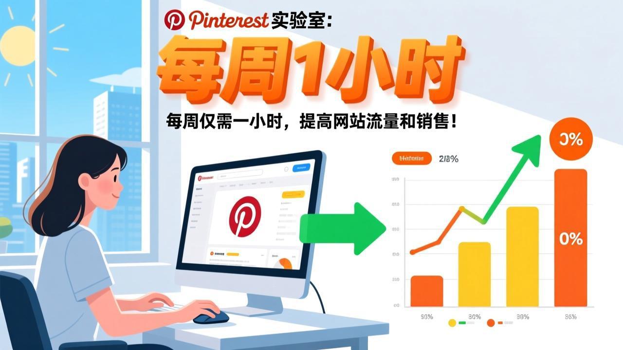Pinterest每周1小时实操指南：高效提升网站流量与销量的技巧