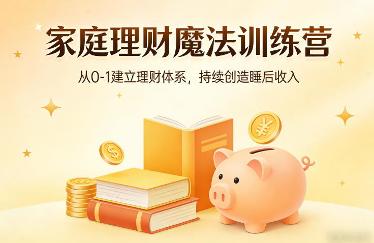 家庭理财从0-1指南：建立完整理财体系，实现睡后收入持续增长