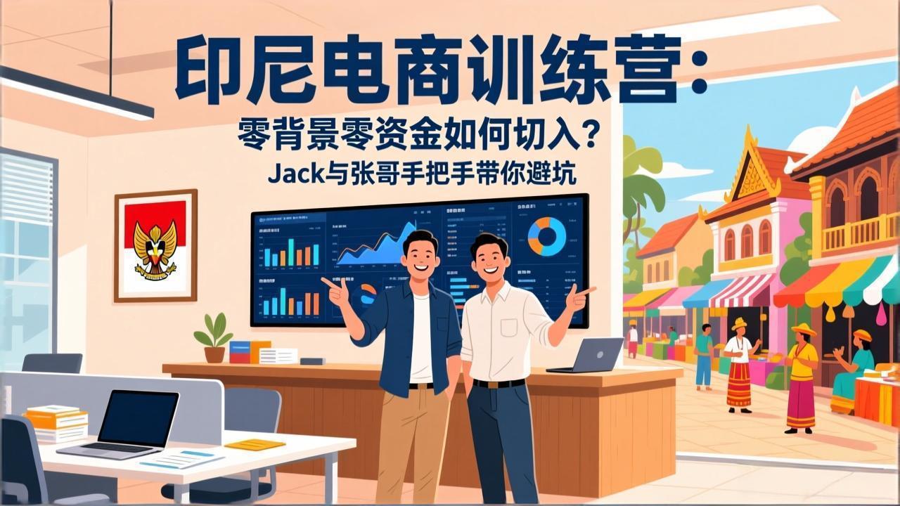 印尼电商零门槛指南：零背景零资金如何切入？Jack张哥手把手避坑