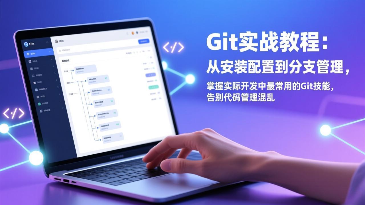 Git实战教程：Git安装配置与分支管理详解，掌握开发必备技能告别代码混乱