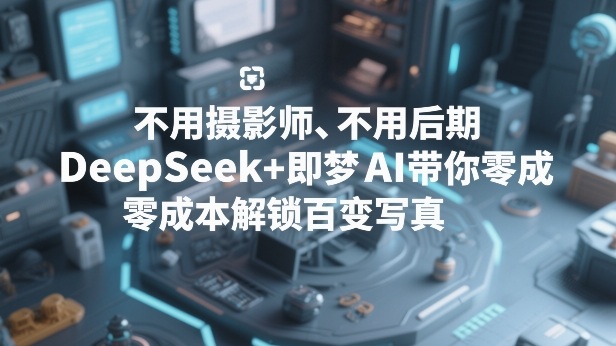 DeepSeek+即梦AI：零成本解锁百变写真，无需摄影师后期！
