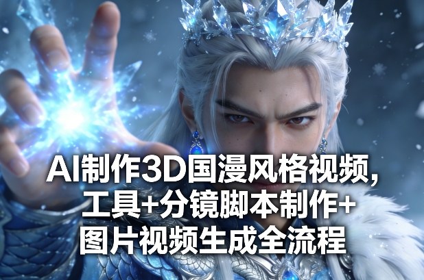 AI制作3D国漫视频全流程：工具推荐+分镜脚本设计+图片视频生成教程