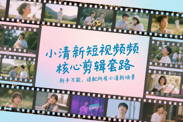 小清新短视频万能剪辑公式：新手必学，适配全场景创作